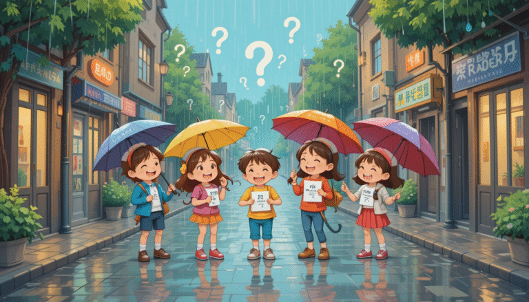 Rain riddles